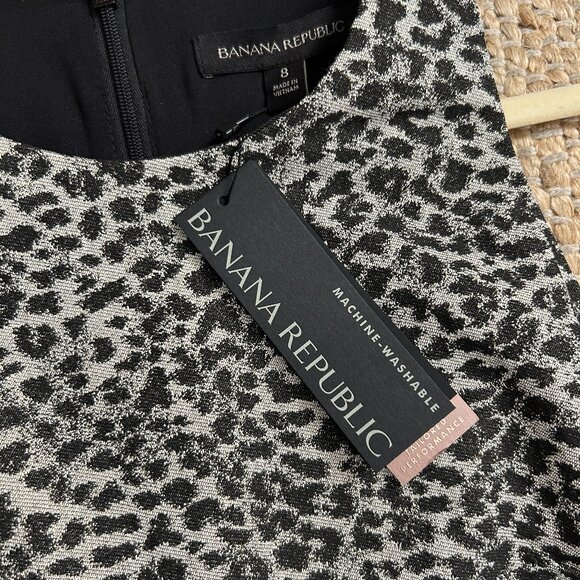 NWT Leopard Print Sheath Dress - Picture 5 of 10